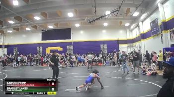 61 lbs Quarterfinal - Bradley Lakes, Cane Bay Cobras vs Karson Fripp, Islander Elite Wrestling Club