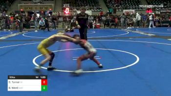 55 lbs Semifinal - Dominick Turner, St. Louis Warrior vs Beckett Ward, Hastings WC