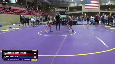 138 lbs Cons. Semi - Landen Kocher-Munoz, KS vs Chaz Erickson, NE