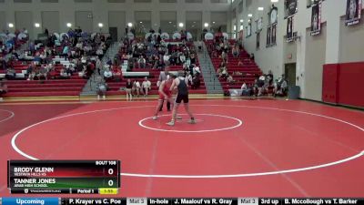 157 lbs Semifinal - Tanner Jones, Arab High School vs Brody Glenn, Vestavia Hills HS