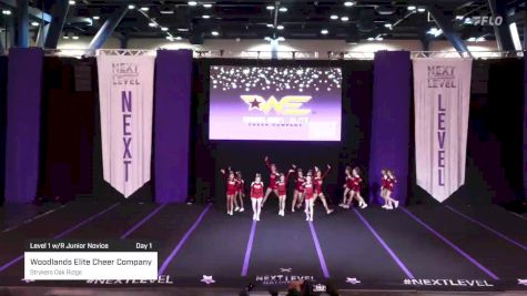 Woodlands Elite Cheer Company - Strykers Oak Ridge [2023 Level 1 w/R Junior Novice Day 1] 2023 Next Level Nationals-Houston