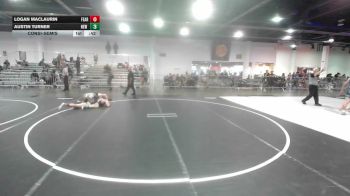 190 lbs Consolation - Logan Maclaurin, Fearless vs Austin Turner, New Faith Wrestling Ac