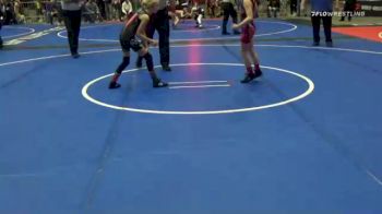 65 lbs Prelims - Makenzie Collier, Team Donahoe vs Taryn Trosky, Claremore Youth Wrestling