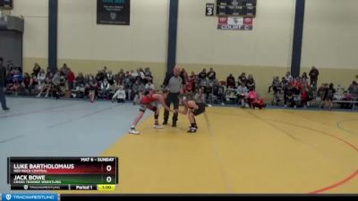 90 lbs Round 4 - Jack Bowe, Crass Trained Wrestling vs Luke Bartholomaus, Red Rock Central