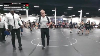 115-120 lbs Quarterfinal - Abdulaziz Abduraimjonov, Warhawks vs Max Lu, Haverford