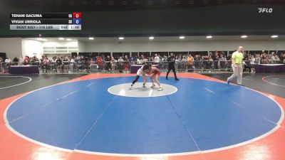 118 lbs Consi Of 32 #2 - Tehani Gacuma, CA vs Vivian Urriola, SC