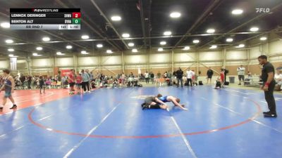 100 lbs Rr Rnd 7 - Lennox Deringer, South Hills Wrestling Academy - BK6E vs Benton Alt, Dynasty Murder Inc - BK6E