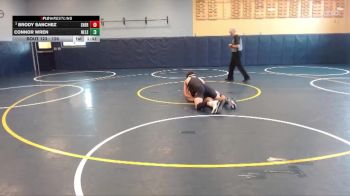 126 lbs Champ. Round 2 - Brody Sanchez, Sherwood vs Connor Wren, Nelson