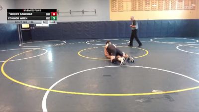 126 lbs Champ. Round 2 - Brody Sanchez, Sherwood vs Connor Wren, Nelson