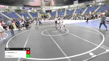 95 lbs Quarterfinal - Cooper Mathews, Black Fox Wr Ac vs Daniel Green, Billings WC