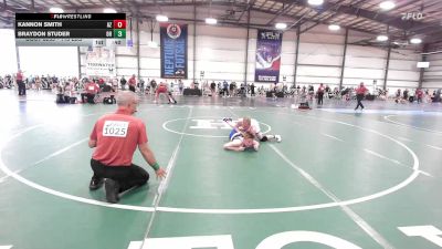 113 lbs Consi Of 64 #2 - Kannon Smith, AZ vs Braydon Studer, OH