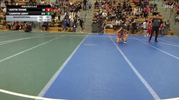 85 lbs Quarterfinal - Cashton LeRoy, Winneconne Youth Wrestling vs Austin Thome, Immortal Athletics WC