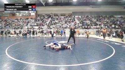 92 lbs Cons. Semis - Peerless Portrey, Big Cat Wrestling Club vs Seamus Lee, Askeo International Mat Club