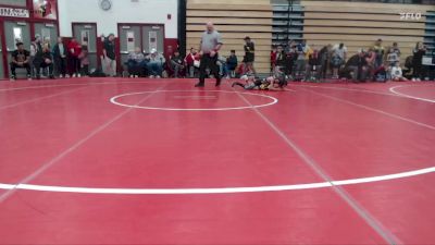 53 lbs Quarterfinal - Malakhi Wolf, GGBA vs Case Hoehn, Maurer Coughlin Wrestling Club