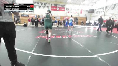 190 lbs Cons. Round 3 - Olivia Mandler, Casa Grande vs Allison Stieper, Heritage (Brentwood)