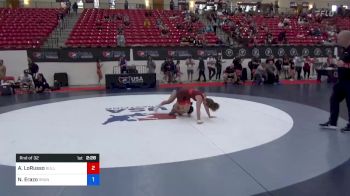 53 kg Rnd Of 32 - Angela LoRusso, Bulldog Wrestling Club vs Nathalie Erazo, Orange County RTC