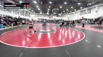 132 lbs Round Of 32 - Reuben Minter, East Lyme/Norwich Tech vs Alexander Ellegard, Wethersfield
