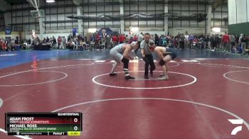 174 lbs Quarterfinal - Michael Ross, Johnson & Wales University (Rhode Island) vs Adam Frost, Trinity College (Connecticut)