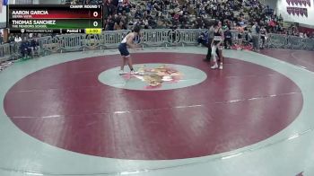 113 lbs Champ. Round 1 - Thomas Sanchez, The Meadows School vs Aaron Garcia, Sierra Vista