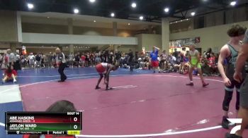 120 lbs Round 5 (6 Team) - Abe Haskins, Assassins Green vs Jaylon Ward, Patriot WC Red