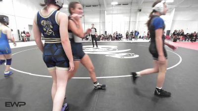 96 lbs Rr Rnd 5 - Sophie Brown, Choctaw Girls A vs Elizabeth Pence, Stillwater Lady Pioneers JH