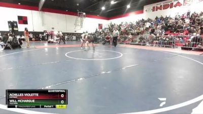 190 lbs Quarterfinal - Will Mchargue, Yucaipa vs Achilles Violette, Patriot