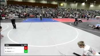 98 lbs Consi Of 8 #2 - Benny Aguirre, Predators WC vs Nicholas Klaich, Nevada Elite WC