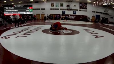 197 lbs Cons. Round 2 - D.J. Myles, St. Johns (mn) vs Ruben Vasquez, Concordia (wi)