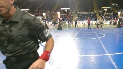 100 lbs Round Of 16 - Molly Flood, Barnstable vs Kylah Bragan, Whittier