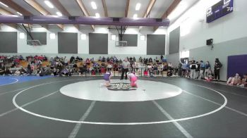 Girls 132 lbs Champ. Round 1 - Alysha Lorenz, Lassen Girls vs Gracelynn Morris, Central Valley Girls