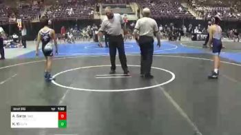 83 lbs Quarterfinal - Adonai Garza, Takedown Express WC vs Kai Yi, Alpha Dawg