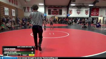 2 lbs Round 2 - Logan Baker, Keokuk Kids Wrestling Club vs Orion St.clair, Fort Madison Wrestling Club