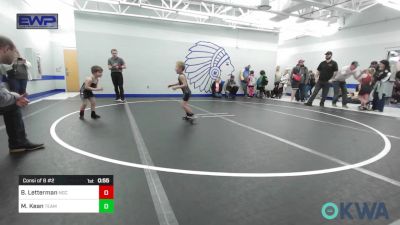 46 lbs Consi Of 8 #2 - Brayden Letterman, Norman Grappling Club vs Maverick Kean, Team Worx Wrestling Club