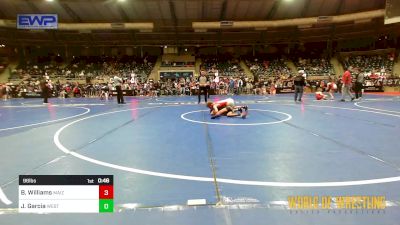 96 lbs Consi Of 16 #2 - Brantley Williams, Maize Wrestling Club vs James Garcia, Western Nebraska Elite