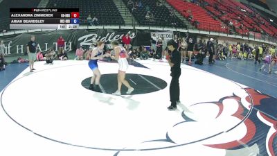 165 lbs Alexandra Zimmerer, Colorado HS Girls vs Ariah Beardsley, Oklahoma 2 HS Girls