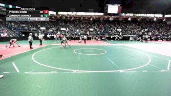 95 lbs Champ. Round 2 - Stephen Cheek, BKV1 vs Cameron Sharkey, RIKA