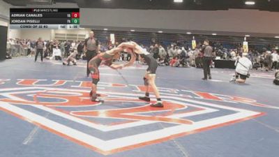 126 lbs Consi Of 32 #2 - Adrian Canales, VA vs Jordan Piselli, PA