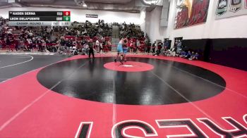 285 lbs Champ. Round 1 - Leon Delafuente, Greeley West vs Kaden Serna, Fort Lupton