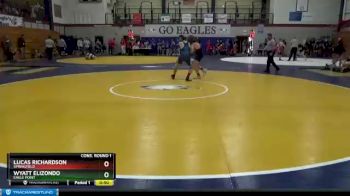 138 lbs Cons. Round 1 - Wyatt Elizondo, Eagle Point vs Lucas Richardson, Springfield