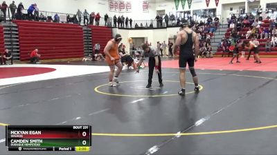 215 lbs Semifinal - Camden Smith, Dubuque Hempstead vs McKyan Egan, Waukon