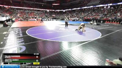D1-285 lbs Quarterfinal - Talan Summers, Franklin vs Griffin Empey, Stoughton