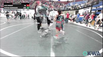 52 lbs Consi Of 8 #2 - Jace Wright, Tuttle Wrestling Club vs Easton Rodriques, D3 Wrestling Cluib
