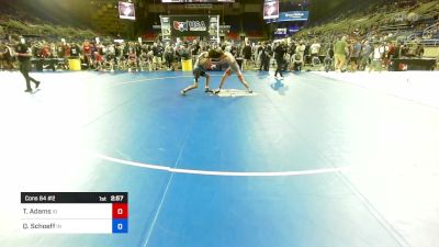 138 lbs Cons 64 #2 - Ty Adams, ID vs Quinten Schoeff, IN