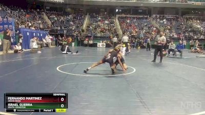 3A 113 lbs Semifinal - Israel Guerra, South Johnston vs Fernando Martinez, Cedar Ridge