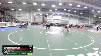 5-157 lbs Cons. Round 2 - Owen Groszkowski, Independence High School vs Alex Rippel, Granby