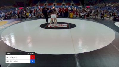 120 lbs Cons 4 - Raegan Briggs, OH vs Milana Borrelli, FL