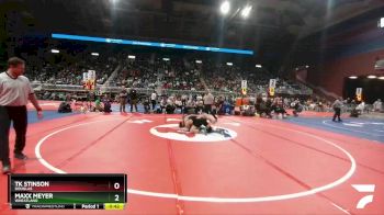 3A-182 lbs 5th Place Match - Maxx Meyer, Wheatland vs TK Stinson, Douglas