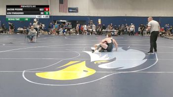 174 lbs Round Of 16 - Jacob Poore, Wesleyan vs Lou Paradiso, Johnson & Wales