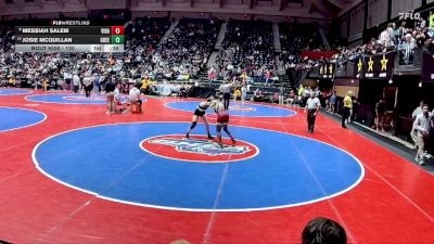 130 lbs Cons. Round 2 - Messiah Salem, Vidalia vs Josie McQuillan, Greenbrier