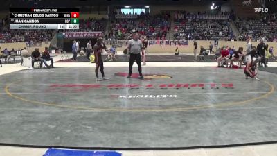 120 lbs Champ. Round 1 - Christian Delos Santos, John Hardin vs Juan Cannon, Hopkinsville